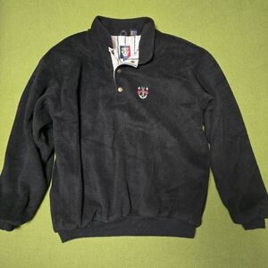 Vintage Sunice Black Flecce Crest Logo Patch